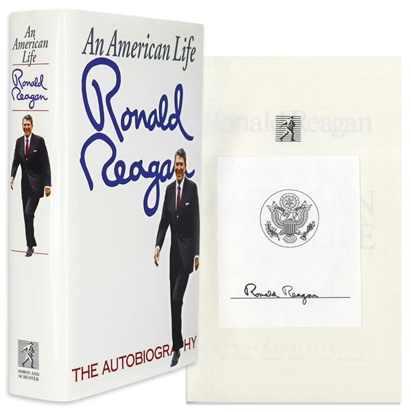 Ronald Reagan Signed Copy of His Autobiography ''An American Life''